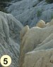 Kazári eróziós riolittufa felszín - <em>Rhyolite tuff badland of Kazár</em>